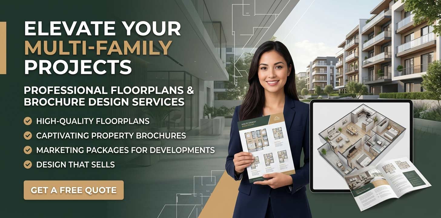 Floorplan Brochure Design for Apartment Communities