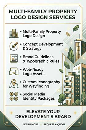 Multifamily Property Logo Design Process and Concepts