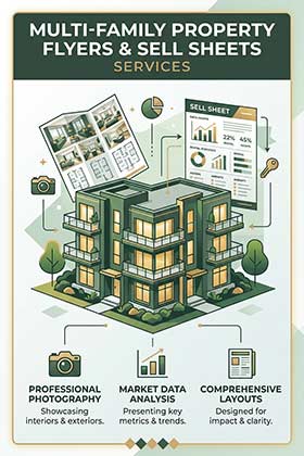 Apartment Leasing Flyer and Sell Sheet Design Examples
