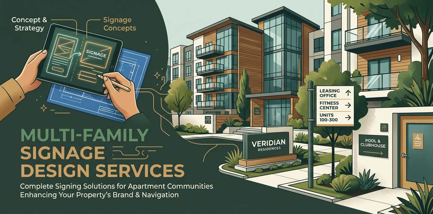 Signage Design for Apartment Communities and Multifamily Properties