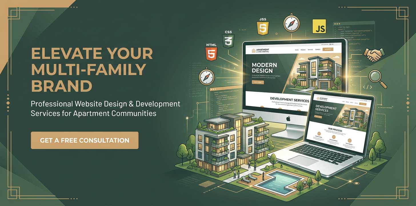 Custom Apartment Website Design for Multifamily Communities