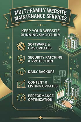 Apartment Website Maintenance Checklist and Monthly Services